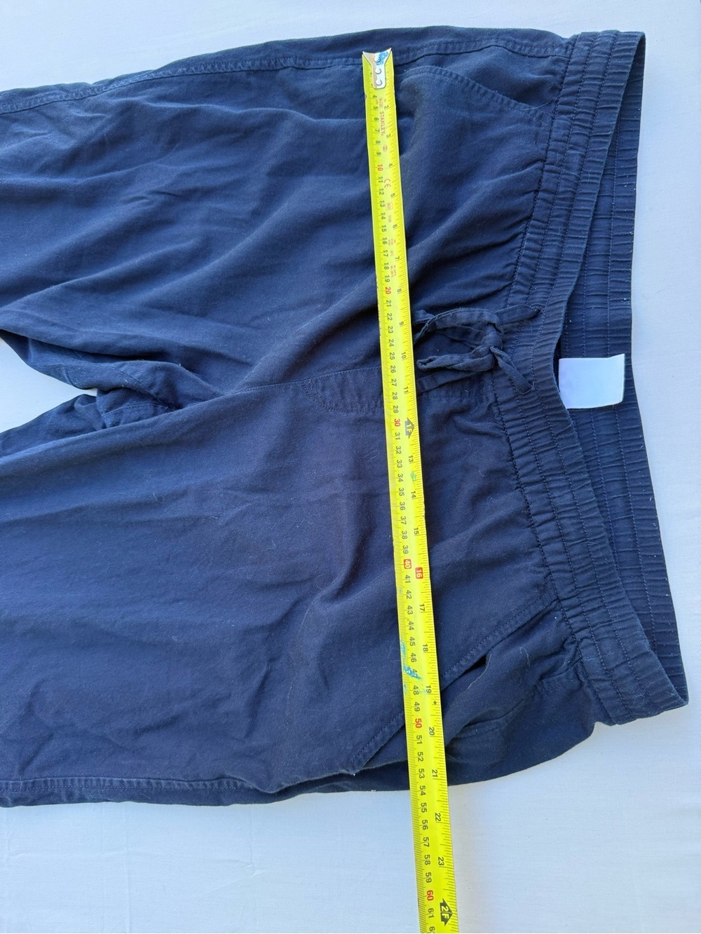 GAP Navy Cropped Drawstring Pants - Picture 3 of 5